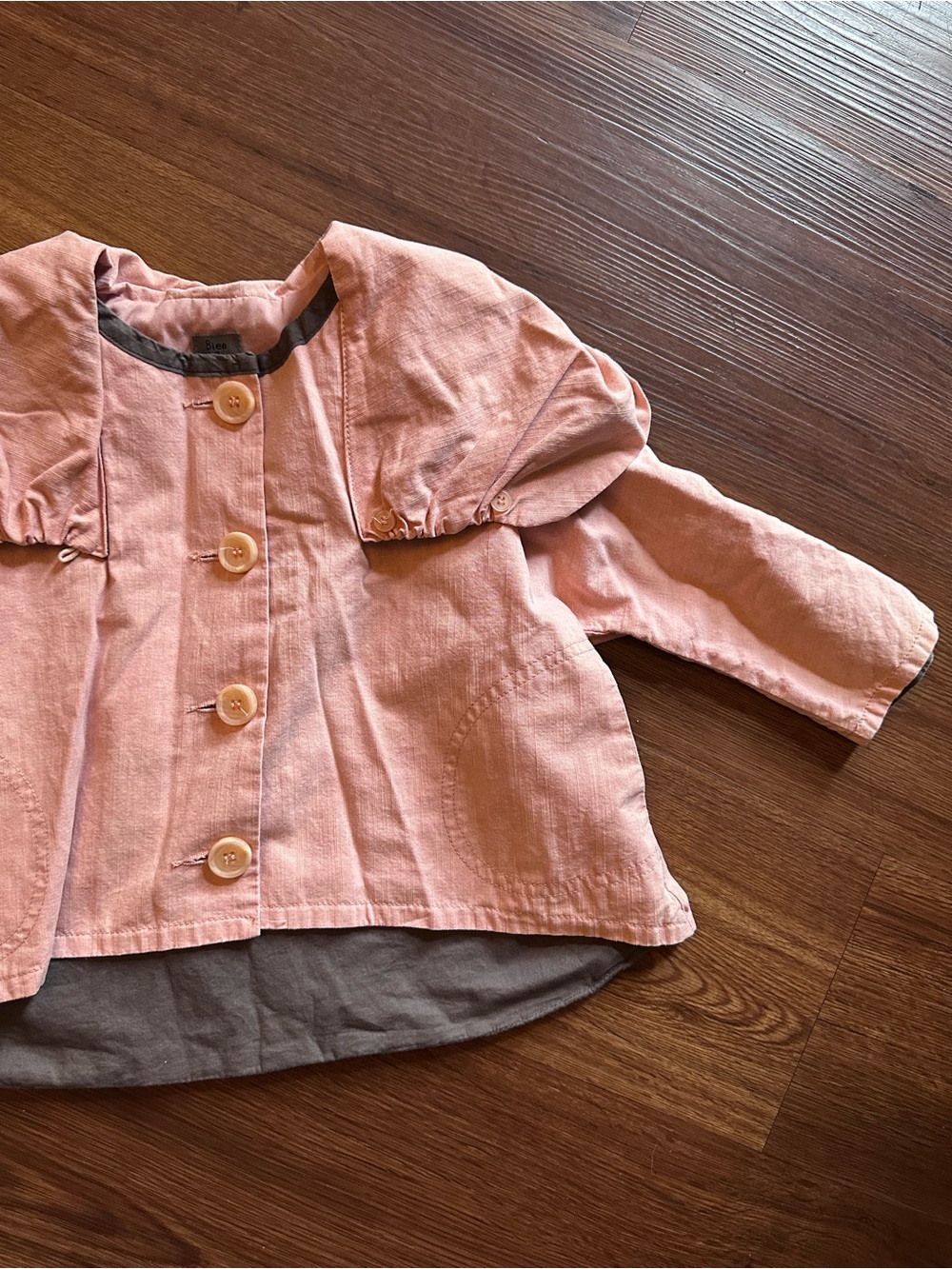 Pink Kids jacket Blouse Button Front - Picture 4 of 11